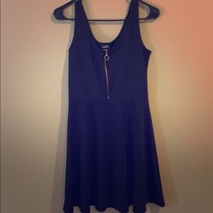 Black cocktail dress